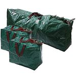 Ram® 3pcs Extra Large Christmas Xmas Tree Decorations Long Storage Zip Bags with Handles Set