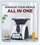 DSCOOKER - Food processor Intelligent all-in-one kitchen robot for cooking, chopper, steamer, juicer, blender, boil, knead, weigh, self-cleaning, with guided recipes, built-in WiFi.