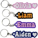 Custom Keychain Groovy Font, Hard P