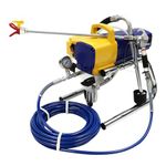 Airless Paint Sprayer, 1800W 220V Stand Wall Paint Sprayer, Electric Paint Gun Kit with Paint Spraying Gun&Stand for Home Exterior & House Interior DIY Painting Projects, 1.8L/min Flow Rate(1800W)