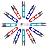 UCEC Sewing Snips, 12Pcs Embroidery Scissors, Thread Cutter, Small Scissors, Sewing Scissors for Stitch, DIY Supplies