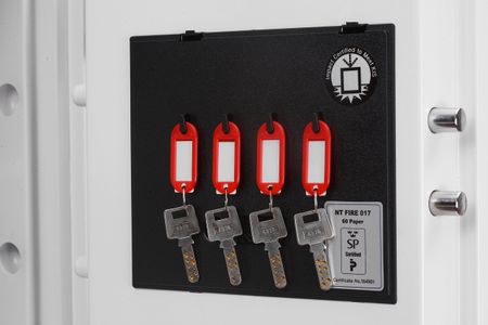 Phoenix Titan Fire & Security Safe – Key Lock, 19L, White, 28kg