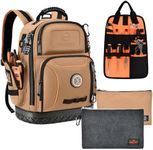 Tool Bag Backpack with 2 Canvas Too