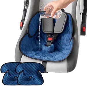MOMSYLA 2 Pack Waterproof Piddle Pads Carseat Potty Training Car Seat Protector Waterproof Car Seat Liner Cover to Prevent Pee