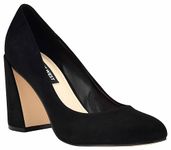 NINE WEST Women's Yunip Pump, Black 002, 5