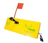 Yellow Bird Fishing Products Totally Redesigned 12" Extra Large Planer Board (700S Starboard Side Board with Working Tattle Flag, Enclosed Back, Adjust Weight & (2) Quick Grip Snap Releases)