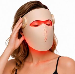 American Wellness Authority Red Light Therapy for Face – LED Face Mask with Red, Blue, Near-Infrared Light – Wireless Light Therapy Mask for Face – 3 Light Modes, Adjustable Timer and Brightness