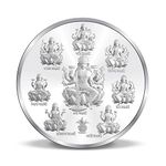 ACPL Precious Moments BIS Hallmarked Silver Coin Ashta Laxmi 10 gm BIS Hallmarked 999 Pure