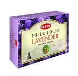 Precious Lavender - Case of 12 Boxes, 10 Cones Each - HEM Incense From India