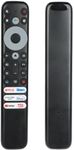 RC902V FAR1 Voice Remote Control Compatible with TCL TV C835 LED 4K & C635 QLED 4K & P735 QUHD 4K & X925 LED 8K & C735 QLED 4K Google TV Replacement Controller with YouTube Netflix PrimeVideo Buttons