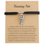 Running Lover Gifts Marathon Runners Gift Track Coach Gift Runner Charm Gift (Running Nut CA)