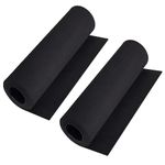 2 Roll Black Eva Foam 6mm, 79"x13" 6mm Eva Foam Roll, Eva Foam Cosplay 6mm Thick, High Density 85 Kg/m3 Eva Foam Sheet 6mm for Cosplay, Costume, DIY, Party Decorations, Easy to Cut and Customize