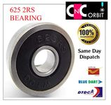 CNC-ORBIT™ 10PCS 625 2RS BEARING FOR V-SLOT WHEEL IDLER PULLEY 3D PRINTERS CNC MACHINES