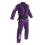 FLUORY Lightweight BJJ Gi,Brazilian Jiu Jitsu Uniform for Men & Women