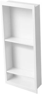 Puyangtego Shower Niche Insert Tile Ready 30"x12" White Bathroom Recess Storage Niche