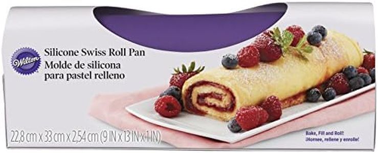 Swiss Roll Tin/Mould, Silicone, 22.8cm x 33cm x 2.5cm (9in x 13in)