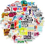 50Pcs Running Stickers Pack Graffit