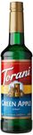 Torani GREEN APPLE SYRUP PET (PLASTIC) BOTTLE 750ML