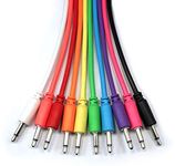 Sonic Plumber 3.5mm (1/8 Inch) Mono Modular Eurorack Patch Cables - Set of 10 colours (90 cm)