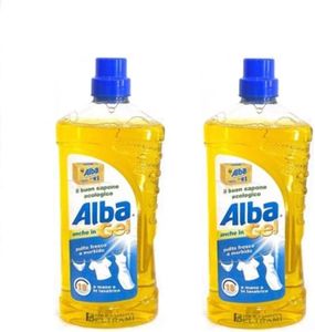 2 pezzi Alba gel Sapone Ecologico 1 Lt