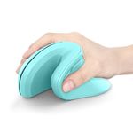 seenda Bluetooth Ergonomic Mouse, 2.4G Vertical Wireless Mouse with Mover Jiggler undetectable, Cute Silent Ergo Optical Mice with Adjustable DPI, for Laptop, Desktop, PC, MacBook - Mint Green