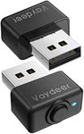 VAYDEER 3-Track Tiny Mouse Mover(2 PCS),Undetectable USB Mouse Jiggler Shaker Dvice with Driver-Free,Plug-and-Play with ON/Off Switch,Gift for Man Keeping PC/Laptop Active to Improve Work Efficiency