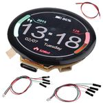 DIYmalls 1.28 inch ESP32 IPS Round Display ESP32-2424S012C-I Capacitive Touchscreen 240x240 TFT LCD Module ESP32-C3-MINI-1U Development Board for Arduino IDE