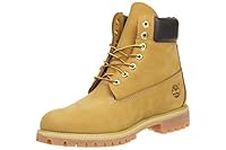 Timberland Men's 6 inch Premium Waterproof Boot Fashion, Wheat Nubuck, 12