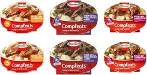 Hormel Compleats Beef Bundle - Roast Beef & Mashed Potatoes with Gravy, Meatloaf & Gravy with Mashed Potatoes, Tender Beef with Mashed Potatoes and Gravy - 2 each