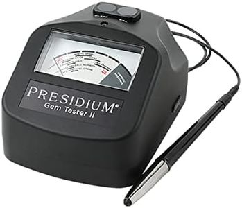 Presidium Instruments Gem Tester II (PGT II) with Assisted Thermal Calibration (ATC) for Identifying Diamonds/Moissanites and Common Colored Gemstones