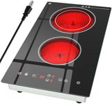 Zarbaco Electric Cooktop 2 Burner, 