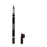 Makki Soft Eyebrow Pencil with brush - 02 Deep Brown Matte Finish Natural Look Fine Strokes