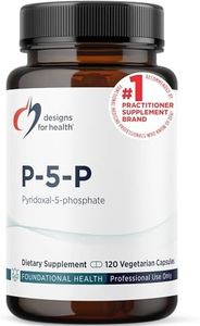 Designs for Health P-5-P - 50mg Vitamin B6 (P5P Pyridoxal-5-Phosphate) Supplement - Non-GMO, Vegan B-6 (120 Capsules)