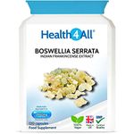 Health4All Boswellia Serrata 2800mg per Capsule, 120 Capsules (V) Strong Anti-inflammatory OA & Joint Support. Vegan Indian Frankincense Anti Inflammatory Capsules (not Tablets)