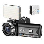 4K Video Camera, 56MP Camcorder 16X