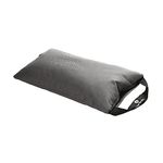 Hugger Mugger 10lb Yoga Sandbag - Gray - Adds Weight to Your Poses, Zipper Cover, Sturdy Handle, Silica Sand Filling, Durable Material