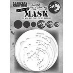 Stampers Anonymous Tim Holtz Layering Mask Set 6/Pkg-Moon