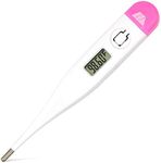 MABIS Digital Basal Body Thermometer for Ovulation Tracking, Fertility, Period Tracking and Natural Family Planning with Beeper and Memory, Oral Use Only