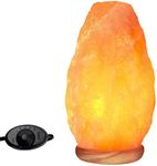 Himalayan Glow Salt Lamp, Home Décor Crystal Lamp, with 6 Ft Cord & Dimmer Switch