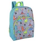 Trail maker Kids Character Backpacks for Boys & Girls, 15" Backpack with Adjustable, Padded Back Straps (Dino Dance Off)