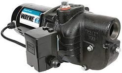 WAYNE SWS75-3/4 HP Cast Iron Shallow Jet Well Pump - Up to 510 Gallons Per Hour - Heavy Duty Shallow Well Pump