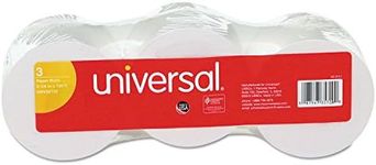 Universal 35720 Adding Machine/Calculator Roll, 16 lb, 1/2" Core, 2-1/4" x 150 ft, White (Pack of 3)