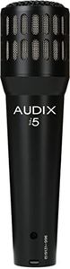 Audix i5 Dynamic Instrument Microphone: Pro Snare Mic/Guitar Amp Microphone - Black