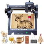 S1 Laser Engraver Machine, 2.5W(2500mW) High Precision Laser Cutter and Diode Laser Engraving Machine,130x130mm Working Area for Wood and Metal, DIY Laser Engraver（Dark Blue）