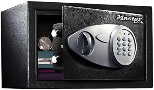 MASTER LOCK Security Safe [M - 16 Litre] [Digital Combination] - X055ML - Laptop, Jewellery, Electronics Safe and More, Black