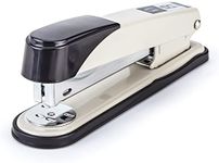Stapler, 20-50 Sheets Capacity Office Staplers Desktop Stapler, Quick Loading, No Jam, for Classroom, Office or Desk (White, 50 Sheet)