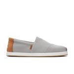 TOMS Men's Alp FWD Sneaker, Drizzle Grey Brushed Twill/Tan Suede, 7 UK