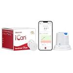 Sinocare iCan i3 CGM, UPTO 15 Days Continuous Glucose Monitor, Blood Sugar Monitor for Daibetes Testing, with iCan CGM App, Pack of 1 Sensor & Transmitter