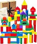 Jaques of London Wooden Building Blocks for 1 2 3 Year Olds | Kids Building Blocks for Toddlers | Wooden Blocks Toys for 1 2 3 Year Old Girls and Boys | Since 1795