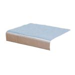 Kylie Premium Bed Pads | Blue | 4 Litre | Double Bed 139 x 91cm | Washable Absorbent Incontinence Sheets | Waterproof Backing | 50cm Mattress Tuck Flaps on Each Side